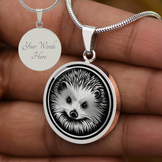 Custom Hedgehog Necklace