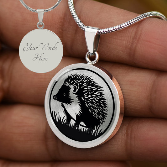 Custom Hedgehog Necklace