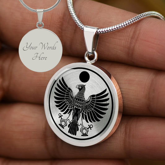 Custom Falcon Of Horus Necklace