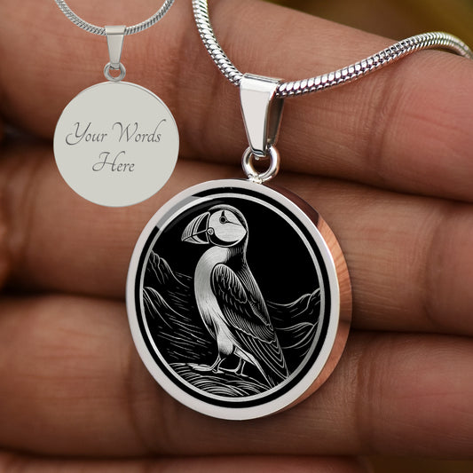 Custom Atlantic Puffin Necklace