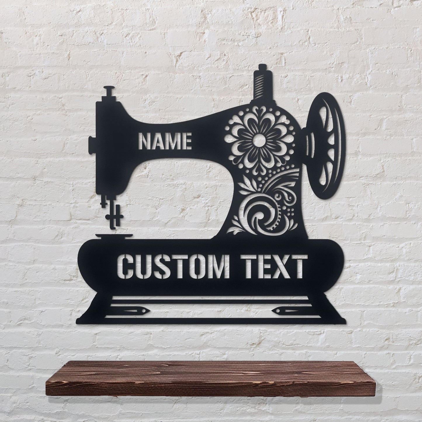 Custom Sewing Station Metal Sign, Sewing Metal Wall Art