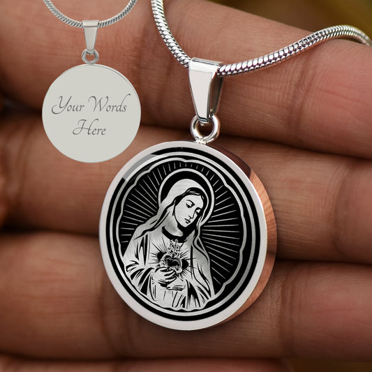 Our Lady Of Sorrows Custom Necklace