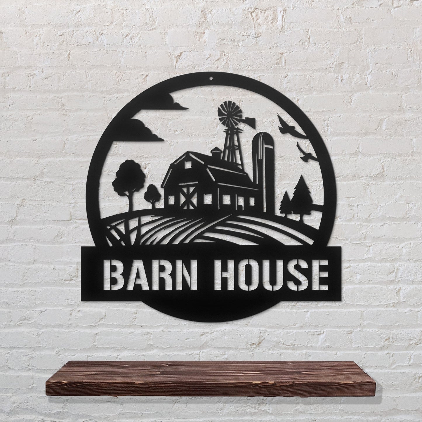 Metal Barn Sign, Farm Metal Wall Art