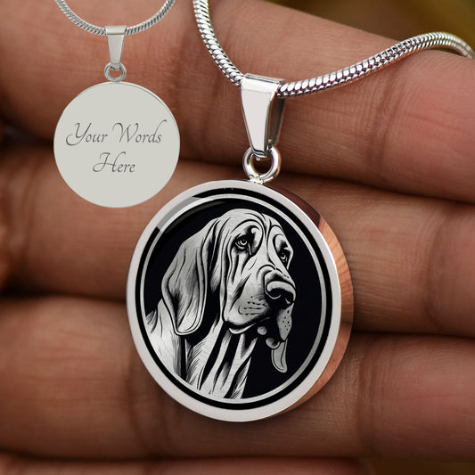 Custom Bloodhound Necklace