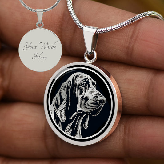 Custom Bloodhound Necklace