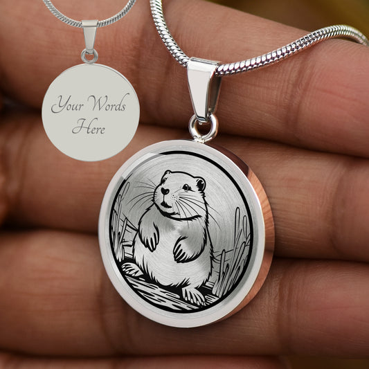 Custom Beaver Necklace