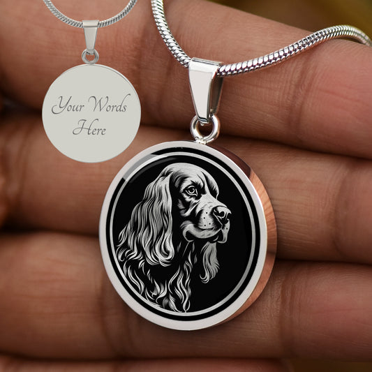 Custom American Cocker Spaniel Necklace