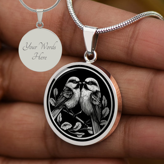 Custom Chickadee Necklace