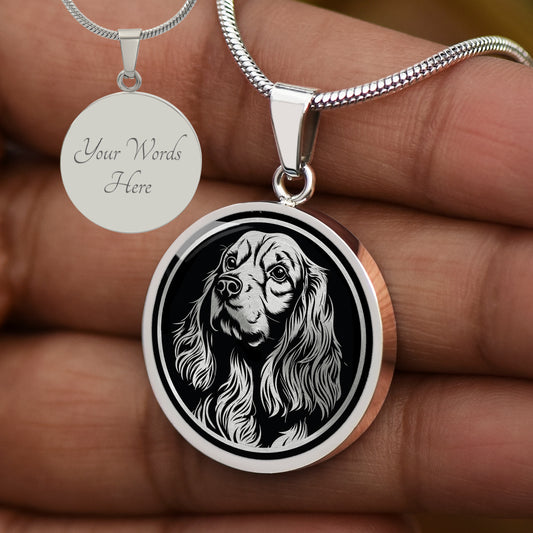 Custom American Cocker Spaniel Necklace