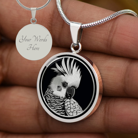 Custom Cockatiel Necklace