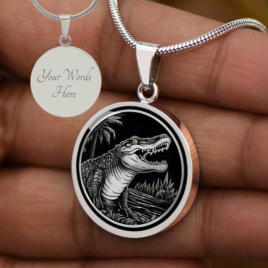 Custom Crocodile Necklace