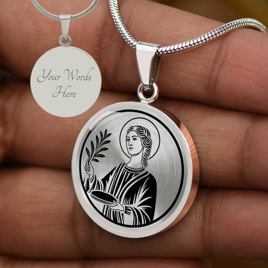 Custom St Lucy Necklace
