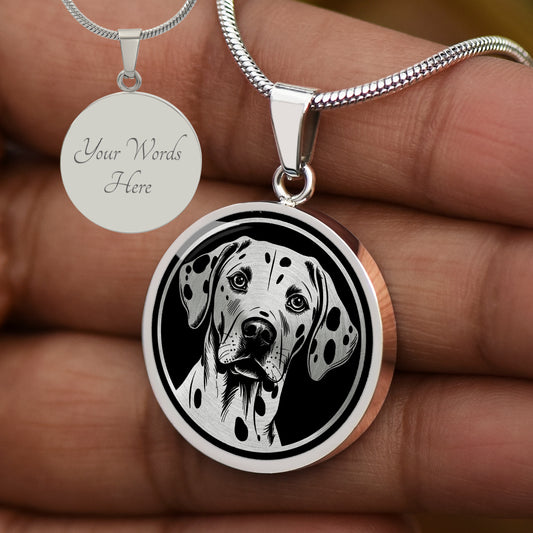 Custom Dalmatian Necklace