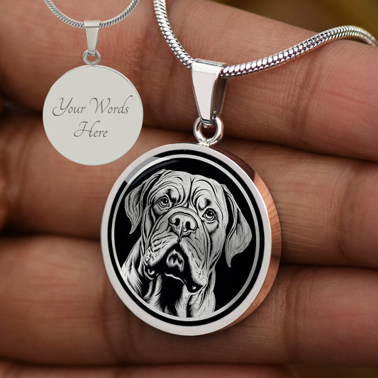 Custom Dogue De Bordeaux Necklace