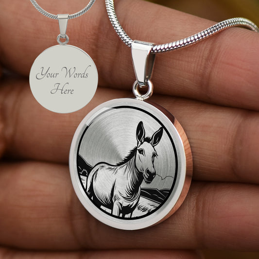 Custom Donkey Necklace