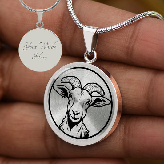 Custom Goat Necklace