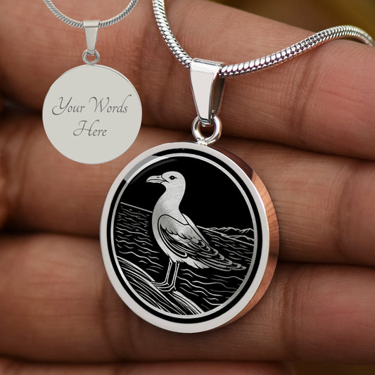 Custom Seagull Necklace