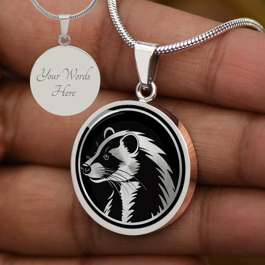 Custom Honey Badger Necklace