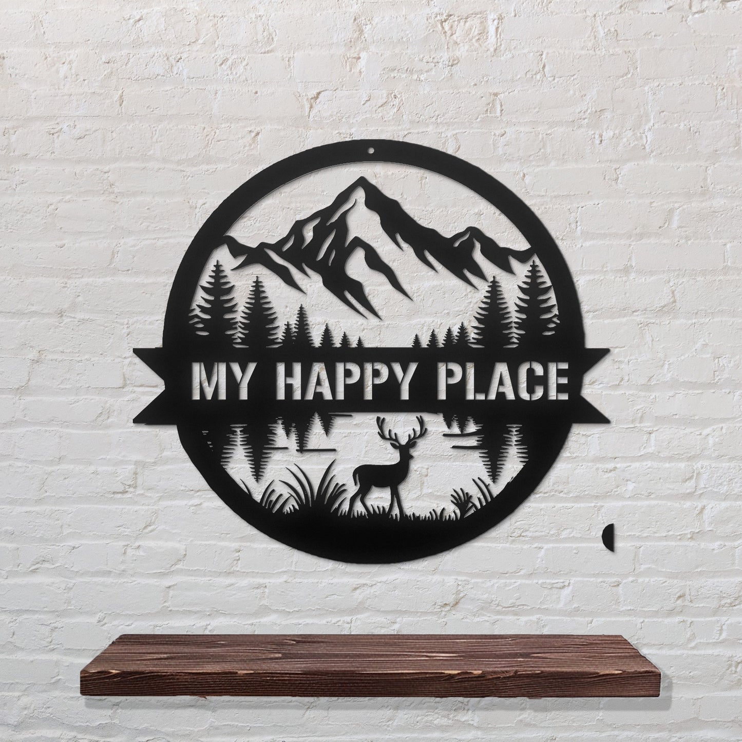 Custom Cabin Metal Wall Art