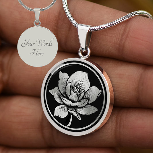 Custom Magnolia Necklace