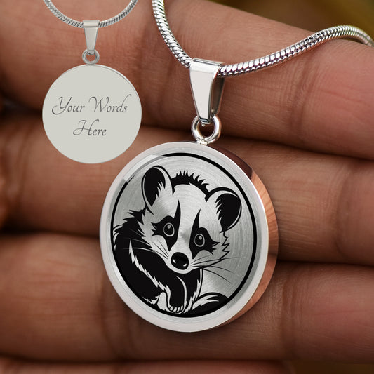 Custom Opossum Necklace