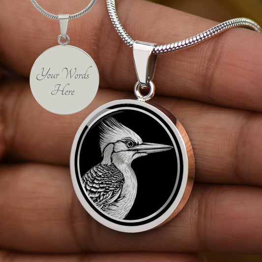 Custom Woodpecker Necklace