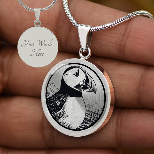 Custom Atlantic Puffin Necklace