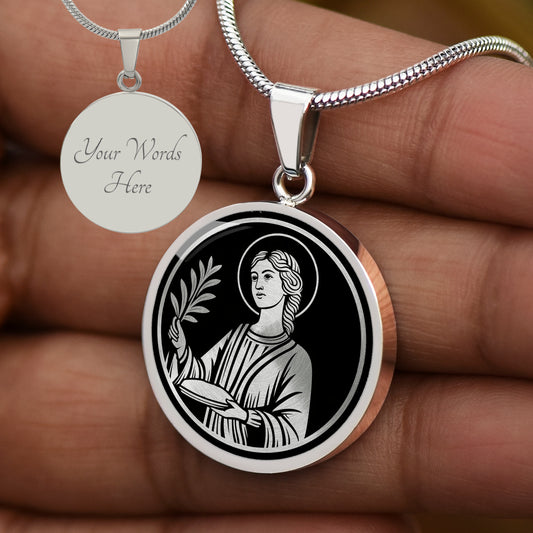 Custom St Lucy Necklace