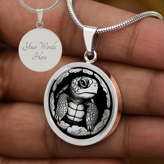 Custom Baby Turtle Necklace
