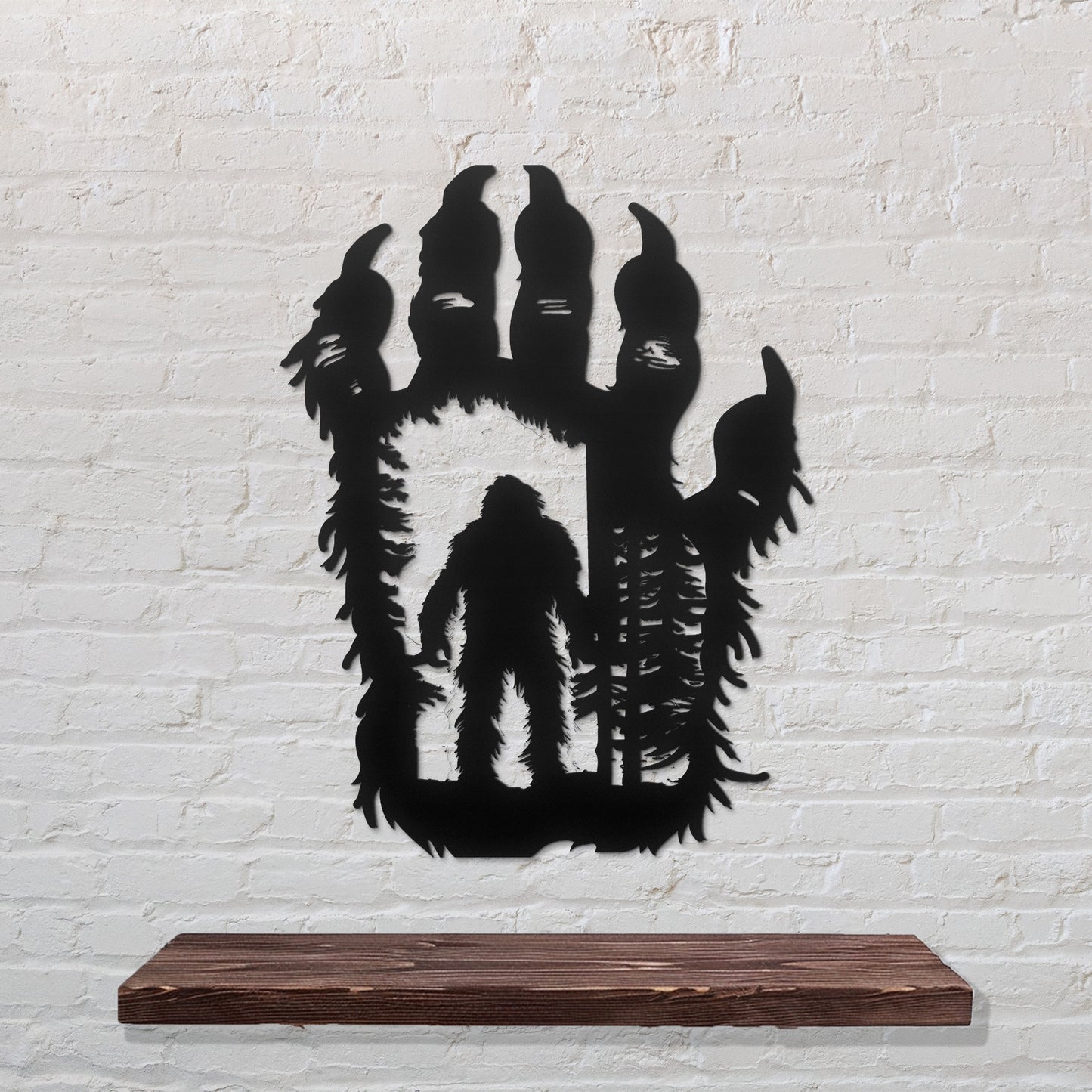 Big Foot Metal Wall Art