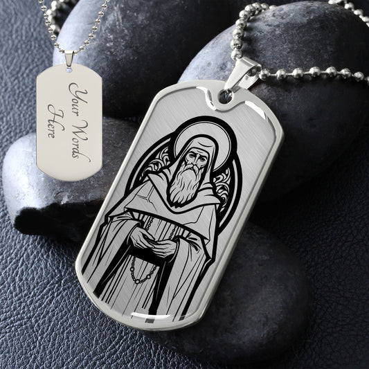 Custom St Benedict Men's Necklace