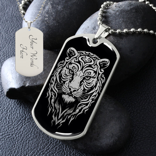 Custom Tiger Men's Necklace
