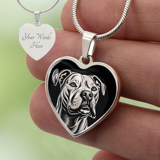 Custom American Staffordshire Terrier Necklace