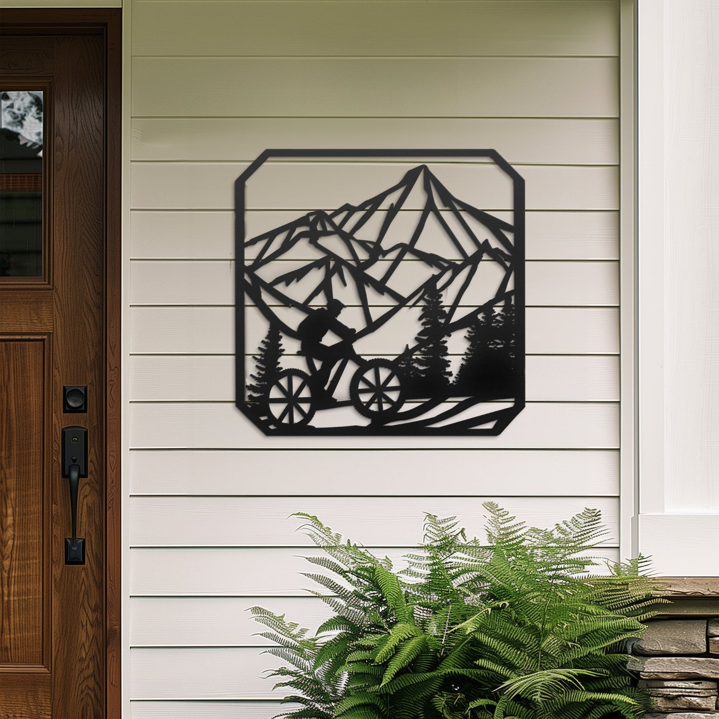 Mountain Bike Metal Wall Art