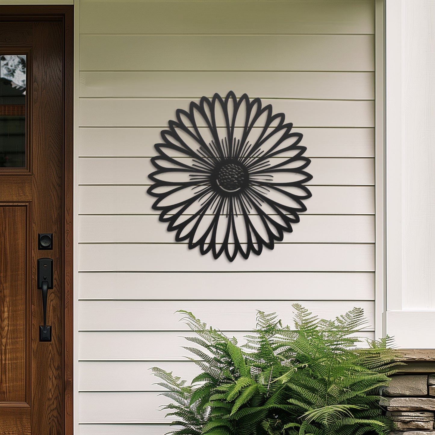 Daisy Flower Metal Wall Art