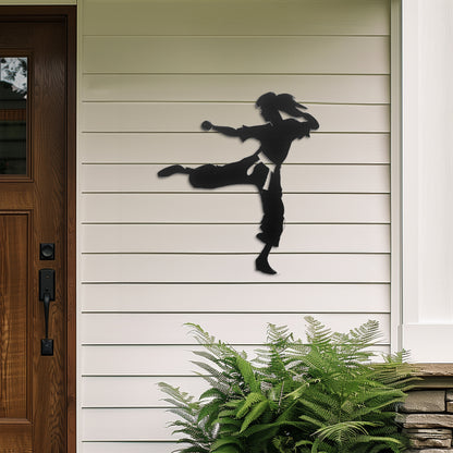 Karate Metal Wall Art