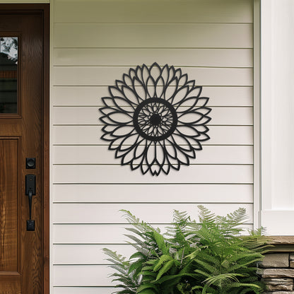 Sunflower Metal Wall Art