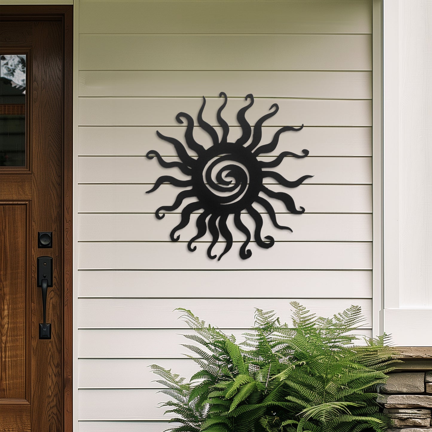 Wacky Sun Metal Wall Art