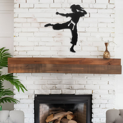 Karate Metal Wall Art