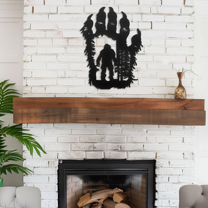 Big Foot Metal Wall Art