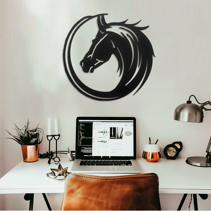 Horse Metal Wall Art