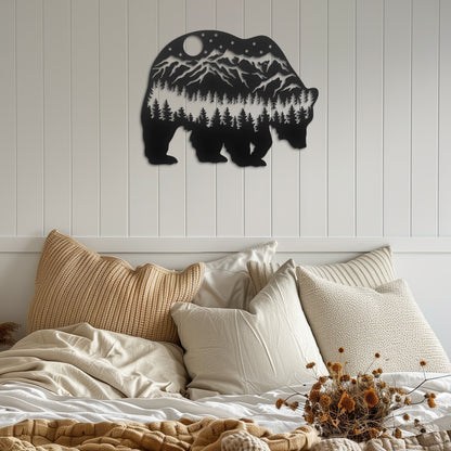 Bear Mountain Metal Wall Art