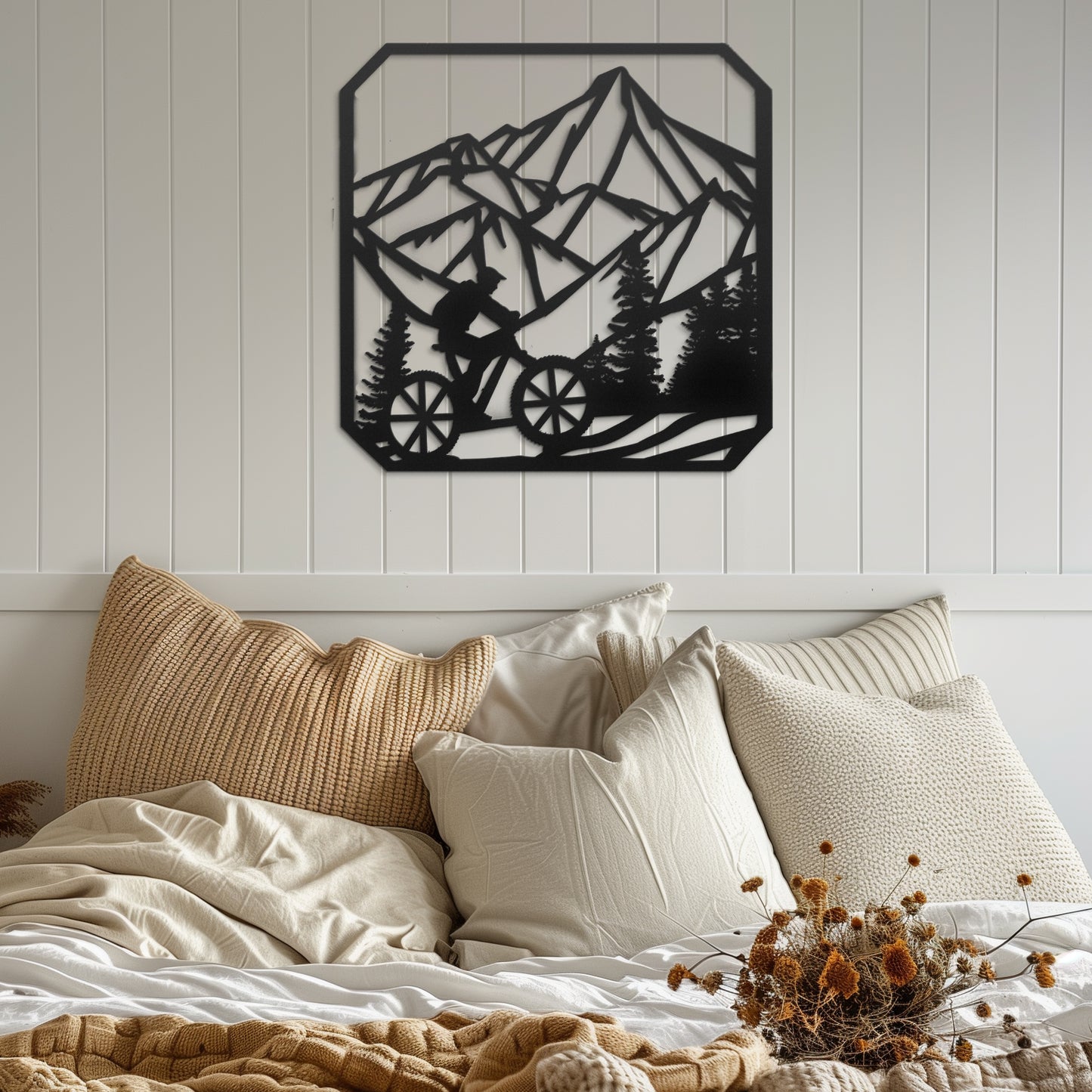 Mountain Bike Metal Wall Art