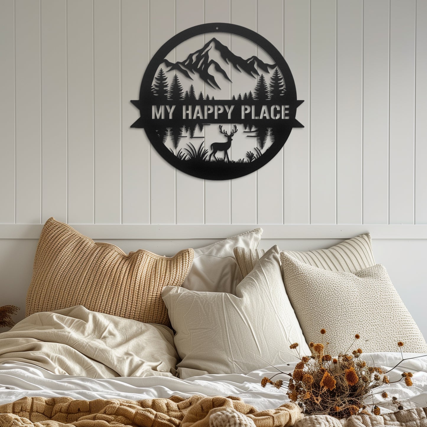 Cabin Metal Wall Art