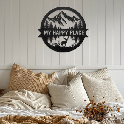 Cabin Metal Wall Art