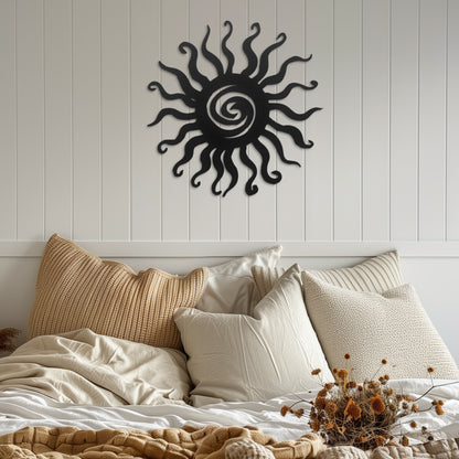 Wacky Sun Metal Wall Art