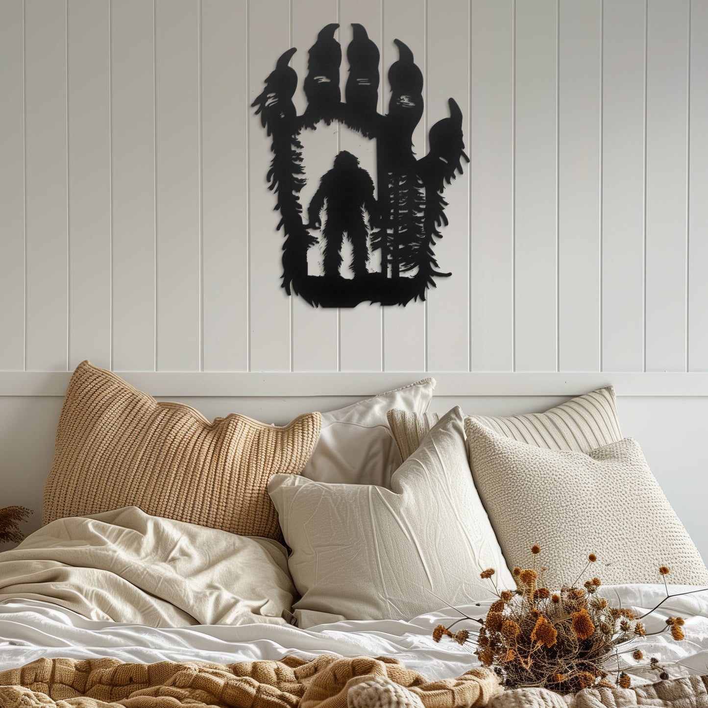 Big Foot Metal Wall Art