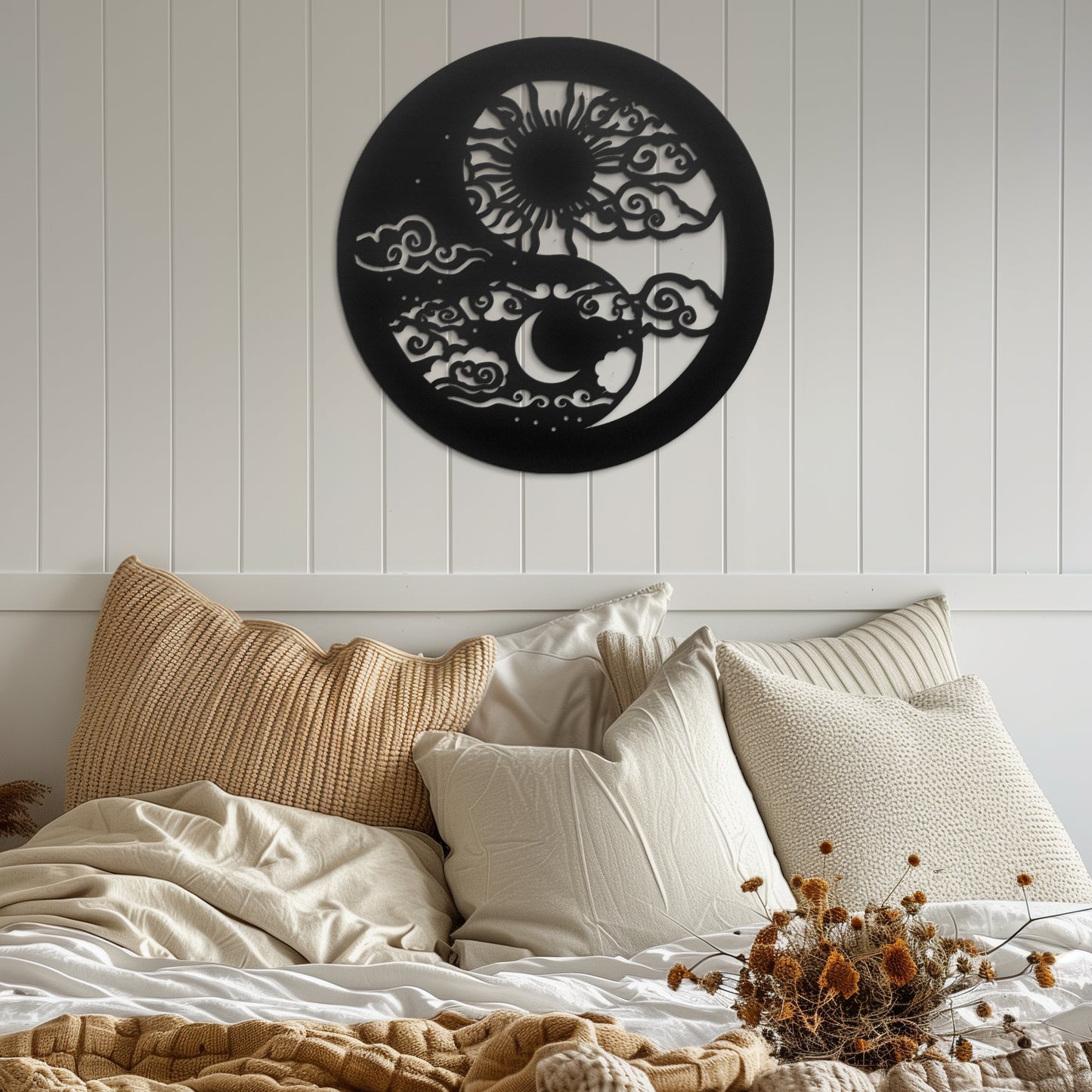 Yin Yang Metal Wall Art