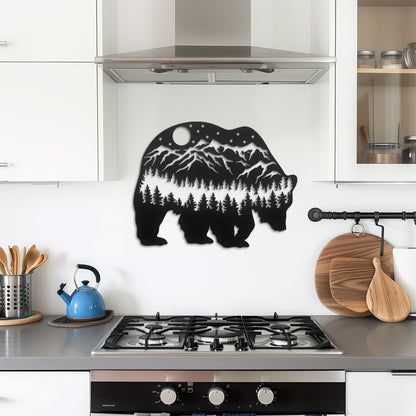 Bear Mountain Metal Wall Art