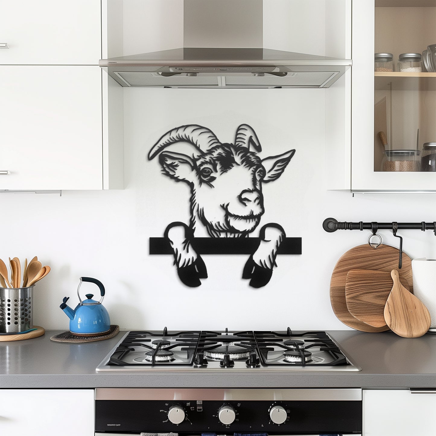 Goat Metal Wall Art